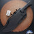 Work Tuff Gear V44X, Satin Bohler K329 Clip Point Blade, Black G10
