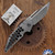 Hypercut Manufacturing Dharma, Tumbled S45VN Blade, Skeletonized Titanium Handle