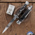 Frank B Italian Stiletto 9" Swedge Blade, B/W Buffalo Horn (23CM)