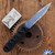 Warren Thomas Custom Recurve, 6al4V Titanium Blade, Tsuka Wrapped Stingray Handle