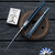 Three Rivers Manufacturing (TRM) Atom Linerlock, Magnacut Blade, Electric Blue Camo Carbon 3D Contoured Smooth Handle Scales