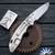 Hinderer XM-18 3.25″ Non-Flipper, Stonewashed Magnacut Spanto Blade, Stonewashed Ti Frame & Translucent Green G10 Handle