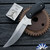 29 Knives Custom Bowie S35-VN,  Black G10 Handle Scales