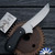 29 Knives Custom Fixed Tanto S35-VN, Black G10 Handle Scales