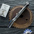 417CNC Acer #33, CMP154 Blade, Raw Titanium Handle, Lightning Finish Hardware And Clip