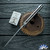 417CNC Acer #33, CMP154 Blade, Raw Titanium Handle, Lightning Finish Hardware And Clip