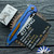 417CNC Acer #36, CMP154 Blade,  Blue Titanium Handle, Bronze Finish Hardware And Clip