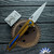 417CNC Acer #39, CMP154 Blade, Bronze Titanium Handle, Blue Finish Hardware And Clip