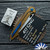 417CNC Acer #39, CMP154 Blade, Bronze Titanium Handle, Blue Finish Hardware And Clip