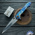 417CNC Acer #41, CMP154 Blade,  Lightning Titanium Handle, Bronze Finish Hardware And Clip