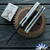 Heretic Knives Jinn Manual, Battle Black Magnacut Blade, Blizzardworn Aluminum Handles