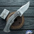 Tashi Bharucha Custom "Project", RWL-34 Hand Rubbed Satin Blade, Carbon Fiber & Titanium Handle Scales, Zirconium Backspacer W/Timascus Pivot Collars