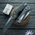 Microtech Standard Issue Mini (MSI) 210M-1FRCSG, Standard Blade, Ram-Lok Aluminum Sniper Gray Cerakote Frag Pattern Handle