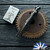 Hinderer 3.5″ Eklipse Skinny Fullered Harpoon Spearpoint, Working Finish Magnacut Blade, Black G10 Scale, Battle Bronze Titanium Frame
