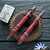 Heretic Knives Thoth Toxic Red Cel Shade Pen