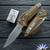 Microtech SOCOM Delta RAM-LOK 159RL-10TA, Stonewashed Spear Point Blade, Tan Aluminum Handle