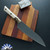 Microtech Kitchen Utility Knife 3400B-1DLCIVS, Black DLC Blade, Bronze Ano Titanium Bolsters W/Ivory G10 Handle Scales