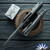Hawk Knives Talon, Tumbled M390 Blade, Tumbled Handles W/Fat Carbon Black Camo Handle Scales
