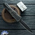 Hawk Knife Designs Deadlock Model Magnacut Full DLC Double Edge Blade, Titanium chassis W/Copper Camo FatCarbon Inlays