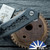 Collection Piece Shirogorov Knives Quantum Avian's Mark, Stonewashed Cromax Blade, Titanium Handle, MRBS