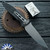 Vintage Microtech Socom Elite Auto, 2-Tone Satin Plain Edge 154-CM Tanto Blade, Black Handle - 300326