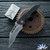Vintage Microtech Vector Manual, Stonewashed Plain Edge 154-CM Blade, Black Handle - 300367