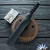Warren Thomas Custom Tanto Spike, 6al4V Titanium Blade, Tsuka Wrapped Blue Carbon Fiber Handle