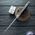 29 Knives Custom 4.5" S35VN Drop Point Chisel Tanto Blade, 303 Stainless Steel With Black Micarta Handles, Non-Latched