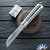 29 Knives Custom 3.75" S35VN Faceted Baukou "Thin Skeleton" Channel Cut 303 Stainless Steel With Skeleton Grooved Ramp Handles, Latched