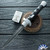 Collection Piece BURN Custom OTF 11" Italian, 416 Stainless Steel Chassis With Horn, Damascus Dagger Blade