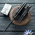Grissom Knife and Tool - Baby Zeus, Dark Stonewashed Tanto 14C28N Blade, Black G10 Handle