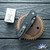 Protech TR-3 Integrity Double Thumbstud Manual BSA26.INT.1, Acid Wash Magnacut Blade, Battleworn Reptile Handle, Mosaic Pin Button