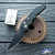 Protech TR-5 Auto BSA26.TR5.1, Black DLC S35VN Blade, Black Feather Textured Handle, Black Lip Pearl Button
