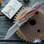 Chuck Gedraitis Custom Mini Switch Army Auto, Aeb-L Clip Point Blade, Mosaic G10 Handle Scales