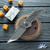 Hypercut Manufacturing Dharma Auto, 2-Tone S45VN Blade, Bronze Anodized Titanium Handle W/Snake Skin Fat Carbon Inlays