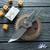Hypercut Manufacturing Dharma Manual, 2-Tone S45VN Blade, Bronze Anodized Titanium Handle W/Shipwreck Camo Carbon Inlays