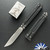 Ganzo Knives Balisong G766-BK, Satin 440C Clip Point Blade, Black G10 Handles