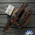 Microtech LUDT Gen 3 1136-1TPBKORCS Tanto Blade, Topographic Black And Orange Camo Smooth Handle