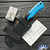 Mag 10 Knifeworx EDS, Satin S45VN Blade, Blue Glass Composite Handles W/Black G10 Liners