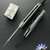 Chris Reeve Umnumzaan, Stonewashed Magnacut Drop Point Blade, Sandblasted Titanium Handle, UMN-1000