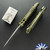 Microtech LUDT Gen 3 1136-10OD Tanto Stonewash Blade, OD Green Handle Grip Inlay