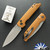 Kershaw Launch Iridium 7038BRZ, Stonewashed Magnacut Blade, Bronze Aluminum Handle