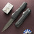 Kershaw Livewire 9000DAM, Damascus Spear Point Blade, Black Aluminum Handle