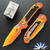 Microtech LUDT Gen 3 1136-1LPSUS Tanto Sunrise Cerakote Handle - Cerakote Blade