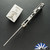 Machinewise Sonora #2147, Stonewashed S90V Blade, Diamond Textured Titanium Handles W/Brass Bolster