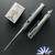 Poikilo Blade Gecko-WS5, Satin M398 Blade, Titanium Handle W/Blue Accents