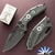 Heretic Knives Medusa AUTO, DLC Magnacut Tanto, Carbon Fiber W/ Polished Gears