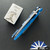 Hinderer XM-18 3.5″ Non Flipper, Recurve Stonewashed Magnacut Blade, Blue G10 Scale, Stonewashed Blue Ti Frame
