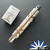 Frank Beltrame/ Ruben Custom Knives 11" Italian Swinguard Bayonet Blade, Fossilized Mammoth Handle, File Worked Spine(28CM)