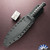 Defiant 7 M320J Fixed Blade, Stonewashed CPM-3V , Black Injection Molded Handle